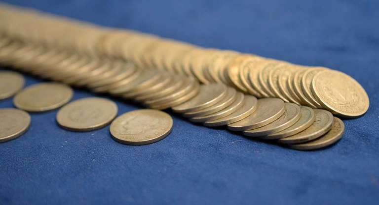 Lot Of 80 Liberty V Nickels, Circulated.