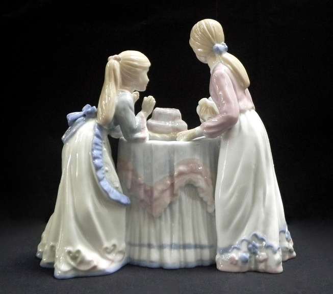Make a Wish Birthday Cake Porcelain