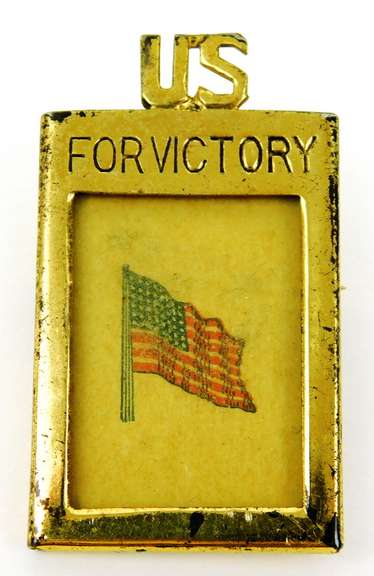 48 Star U.S. for Victory Sterling Silver Pin