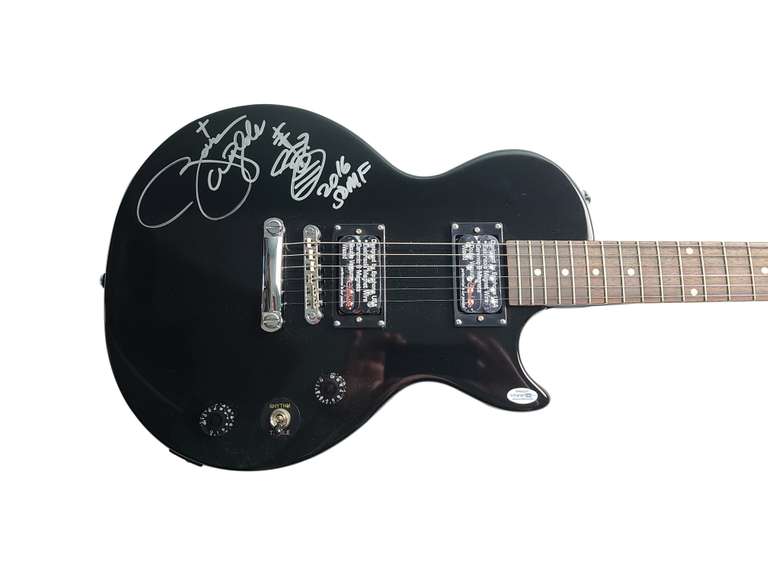 Zakk Wylde Autographed Gibson Epiphone Guitar w added Sketch