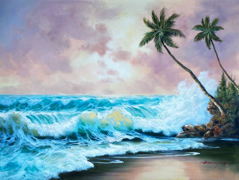 BEAUTIFUL HAND PAINTED OIL PAINTING ON CANVAS