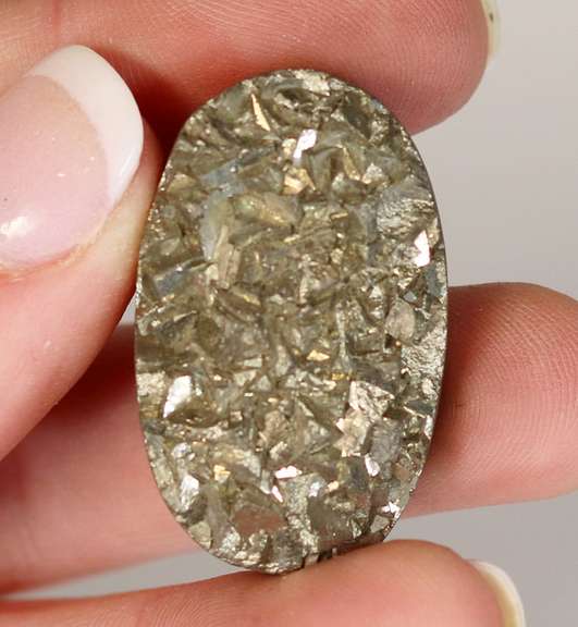 Real 117.35ct untreated Pyrite druzy