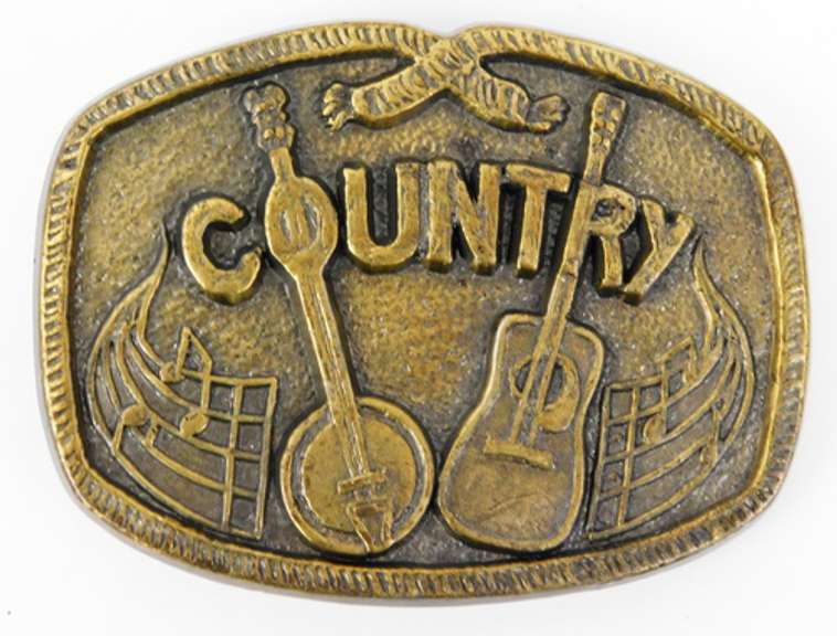 Country Music Vintage Belt Buckle