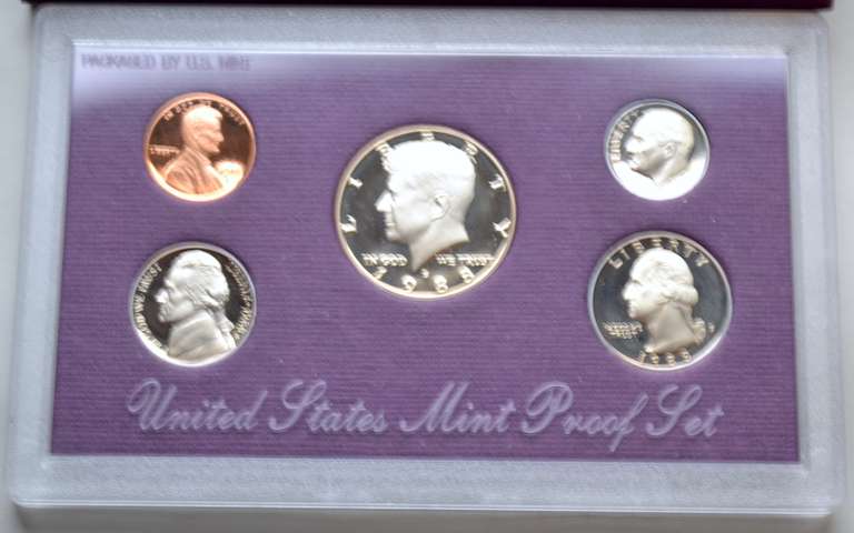 Proof Set Lot 1987-1991 1996 & 1998