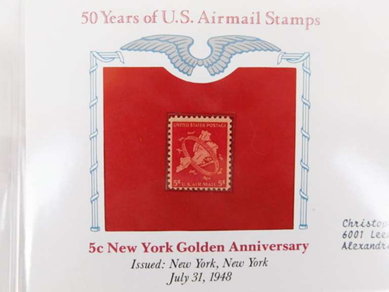 4 - 50 Years of U.S. Air Mail Stamps Covers