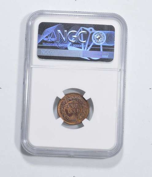 MS63 RB 1905 Indian Head Cent - Graded NGC