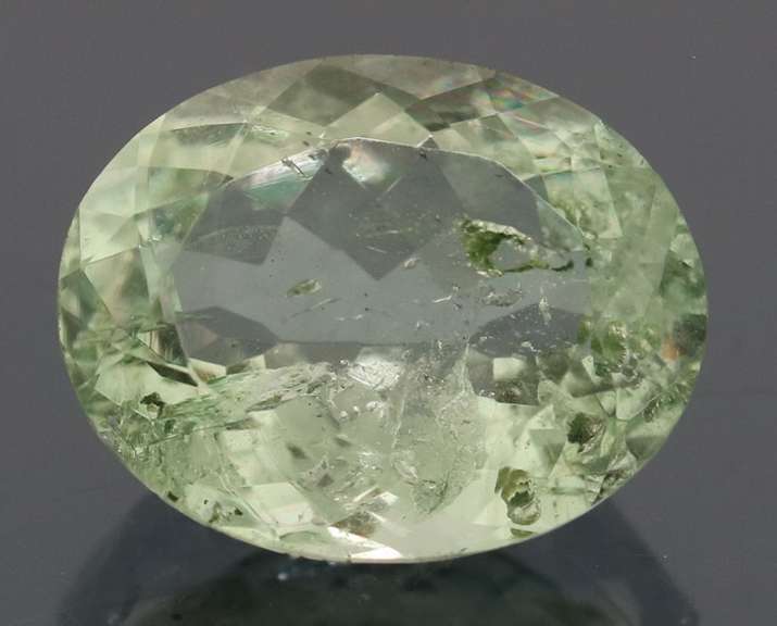 Striking 2.91ct platinum green Aquamarine