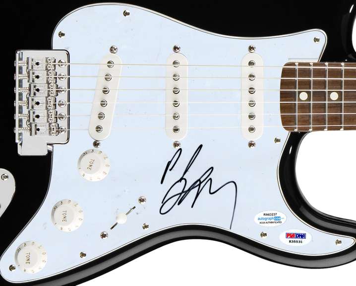 Paul Shaffer Signed Guitar CBS Orchestra Late Show David Letterman ACOA