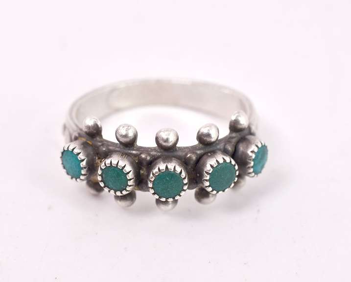Blue Gemstone Ring in Sterling Silver
