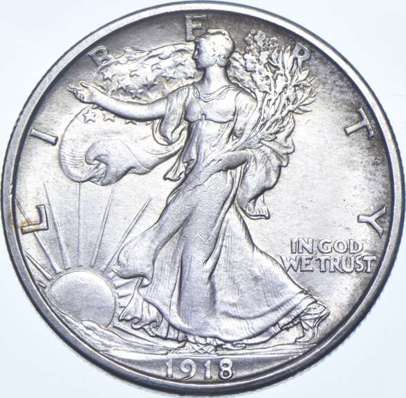 1918-S Walking Liberty Half Dollar
