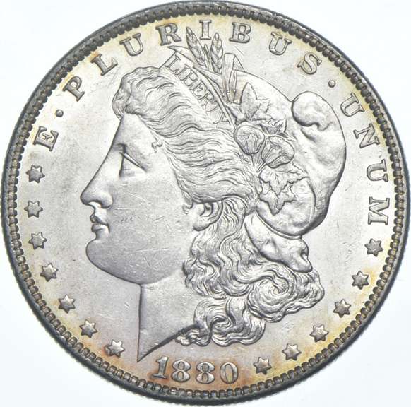 1880-O Morgan Silver Dollar - Toned