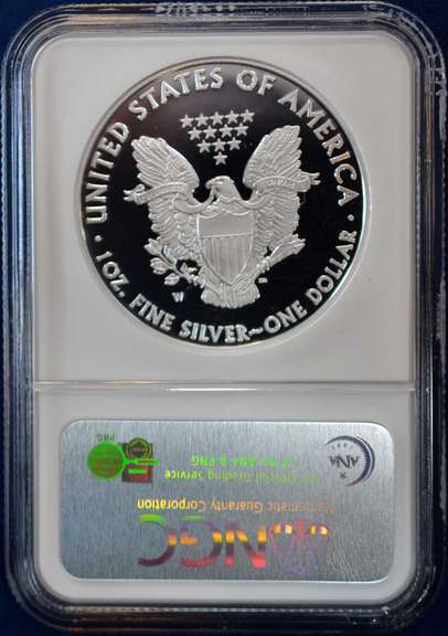 2008 W Proof American Silver Eagle NGC PF69 Ultra Cameo
