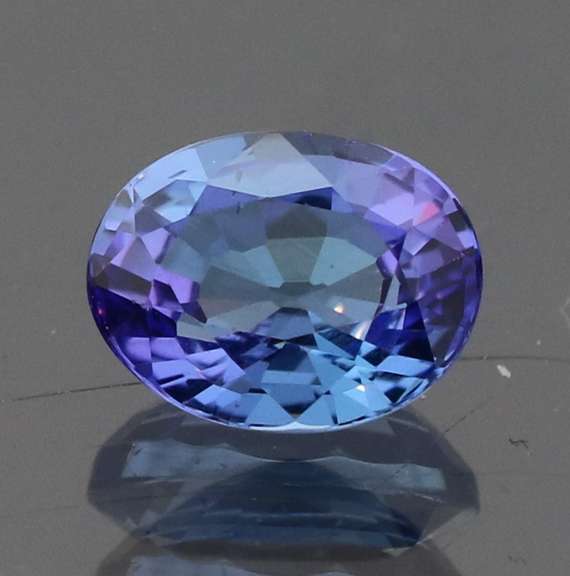 Vivid 1.09ct violet blue Tanzanite