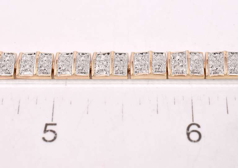 Gold Plated Bracelet in Sterling Silver