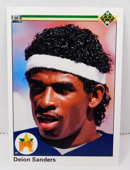 Deion Sanders 1990 Rookie Football Card