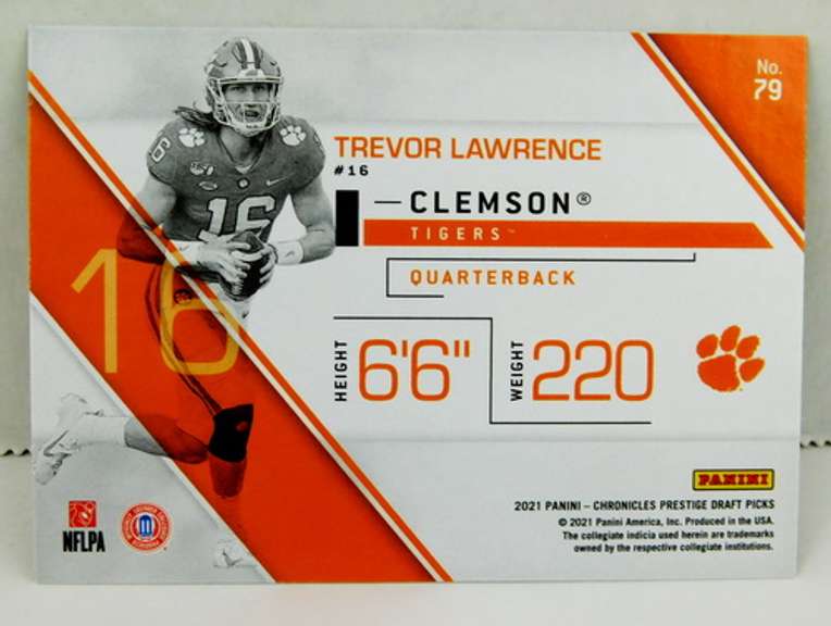 Trevor Lawrence 2021 Rookie Football Card