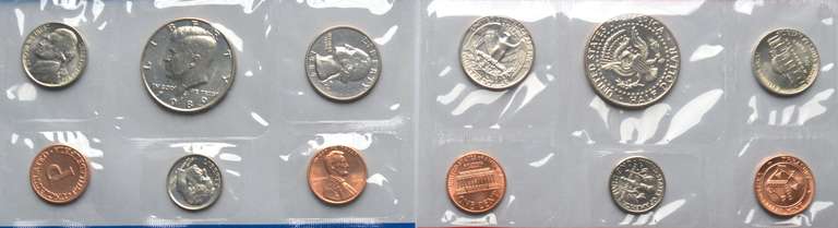 1984-1989 US Mint Sets.