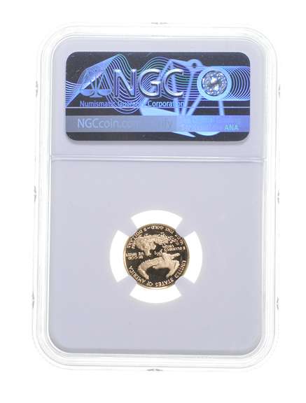 PF70 UCAM 1989-P $5 1/10 Oz. Gold American Eagle - Graded NGC