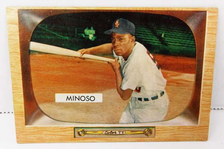 Minnie Minosa 1955 Bowman Baseball Card