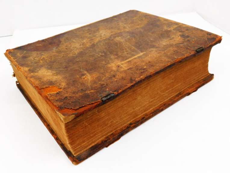 1828 Martin Luthers German Leather Bible