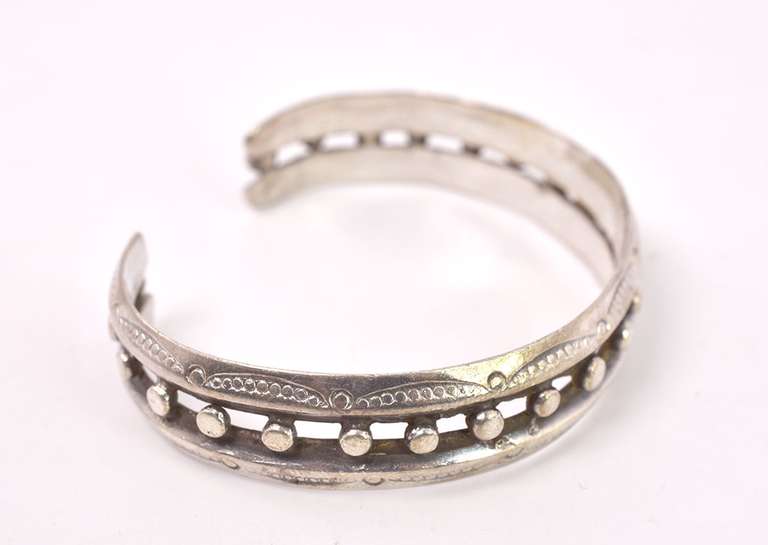 Heavy Bracelet in Sterling Silver