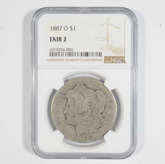 FAIR 2 1887-O Morgan Silver Dollar - Graded NGC LOW BALL