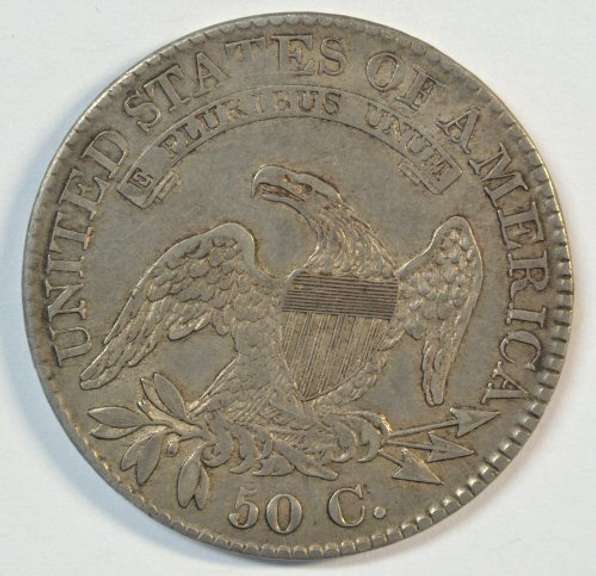 Scarce original 1823 Capped Bust Half Dollar in XF/AU (O-105)