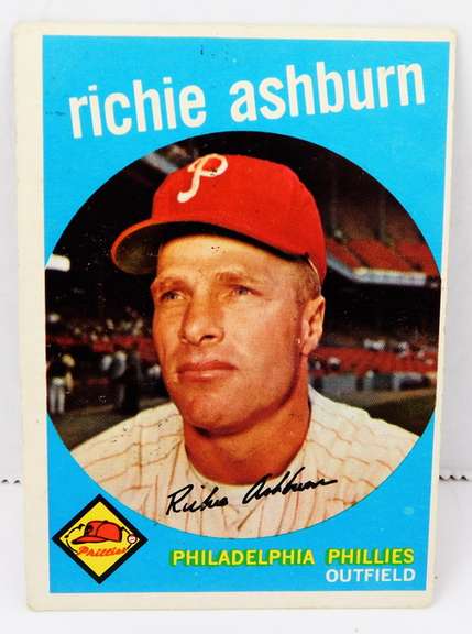 Richie Ashburn 1959 Topps Baseball Card
