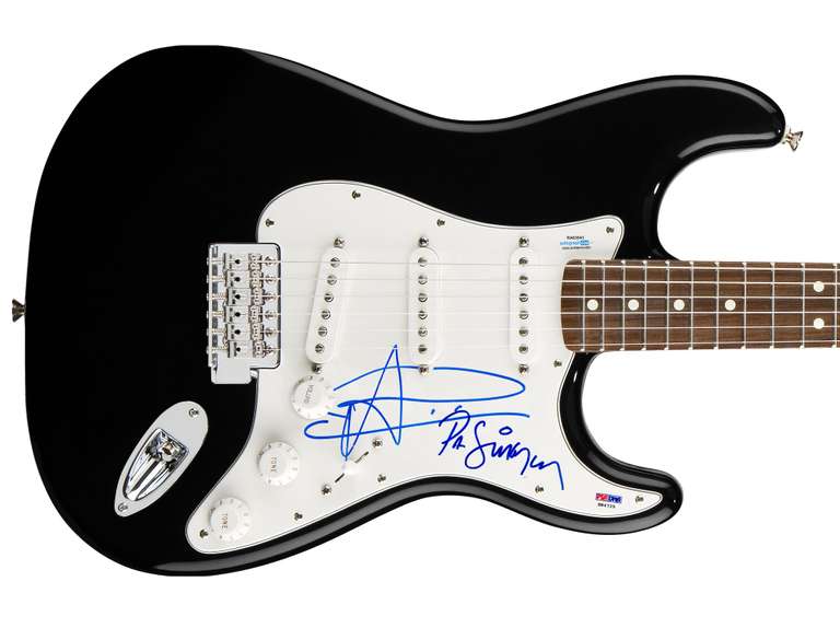 The Good, The Bad and The Queen Autographed Signed Guitar ACOA