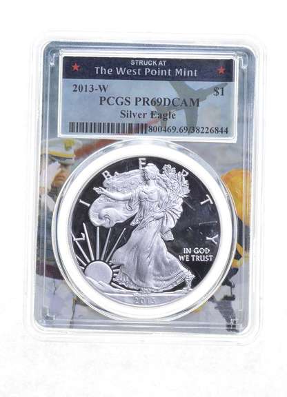PR69 DCAM 2013-W American Silver Eagle - Graded PCGS