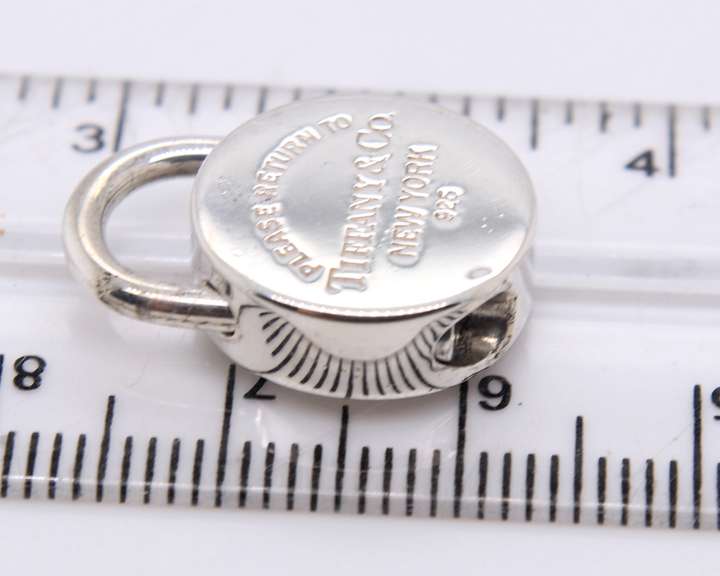 Cute Tiffany & Co. .925 Silver Pad-Lock Charm