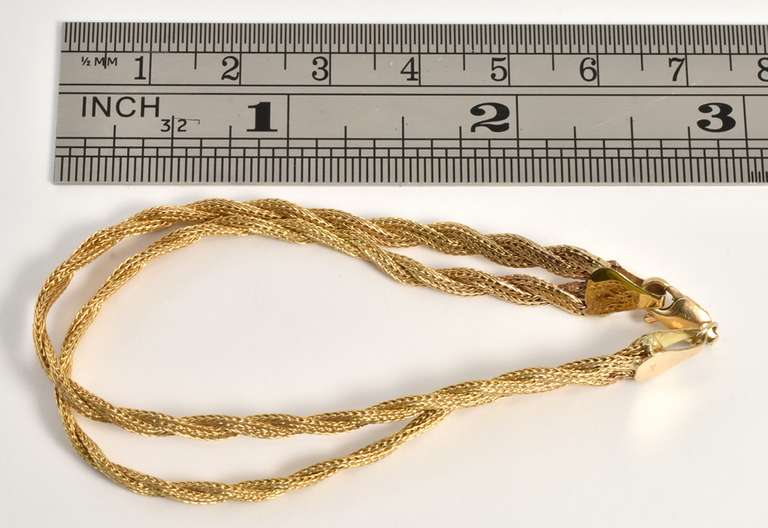 double Braided 14k Bracelet