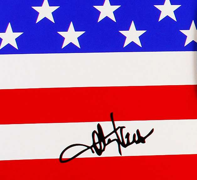Toby Keith Autographed Facsimile Signed Acoustic Guitar
