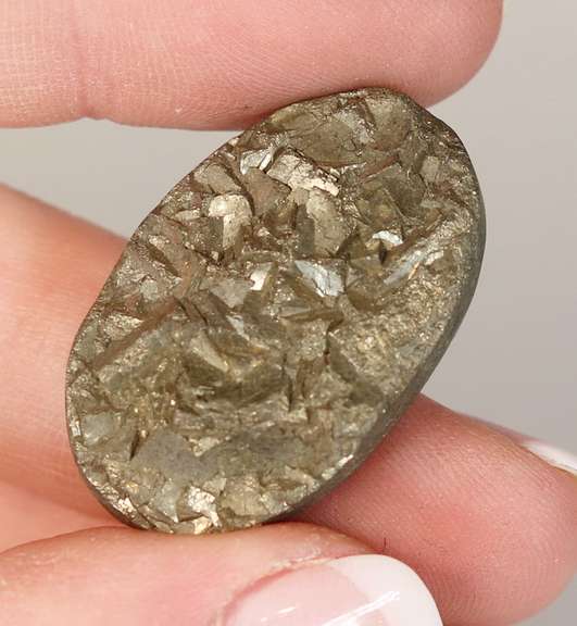 Real 75.44ct untreated Pyrite druzy
