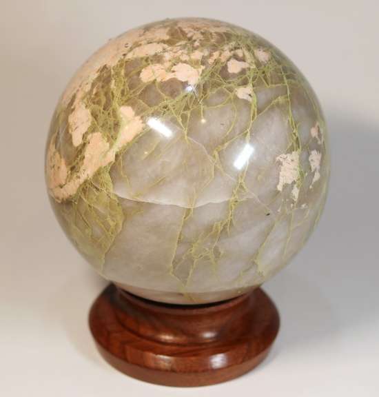 Phenomenal 4 pound pink and gray Moonstone