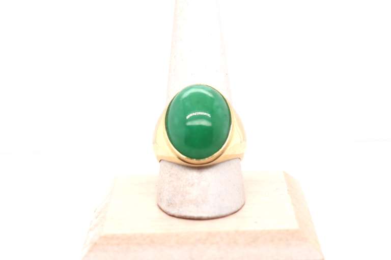 14kt Yellow Gold Emerald Ring