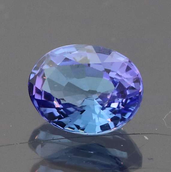 Vivid 1.09ct violet blue Tanzanite