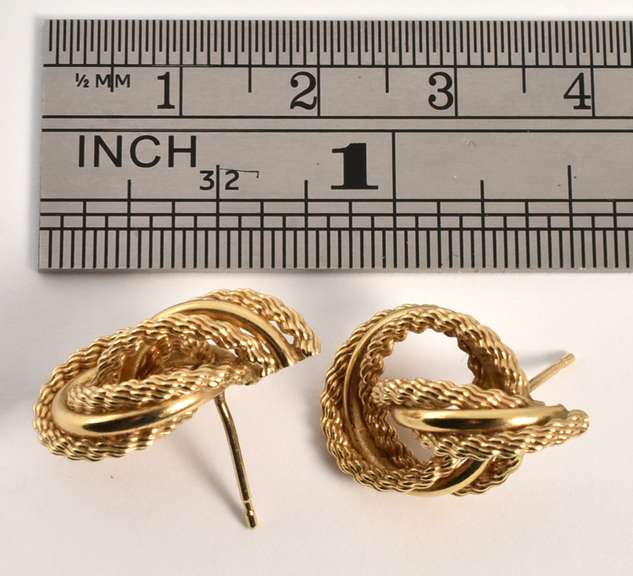 Fancy 14k Post Earrings