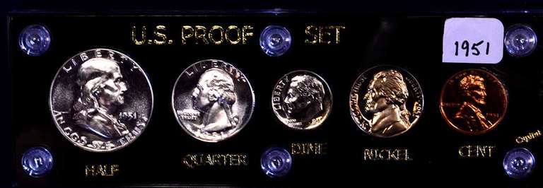 1951 United States Proof Set.