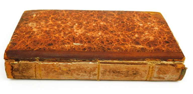 1839 American Almanac Antique Book