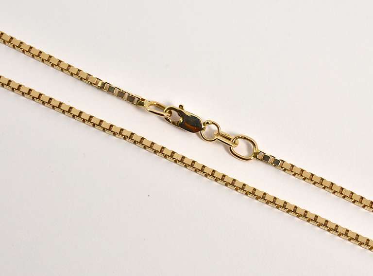 Popular 14k Box Link Necklace