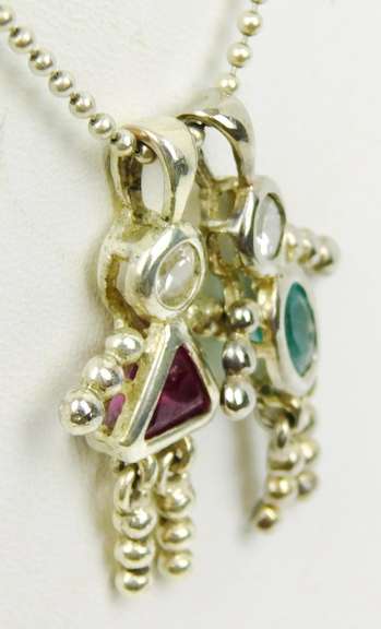 Sterling Mother's Charm Necklace