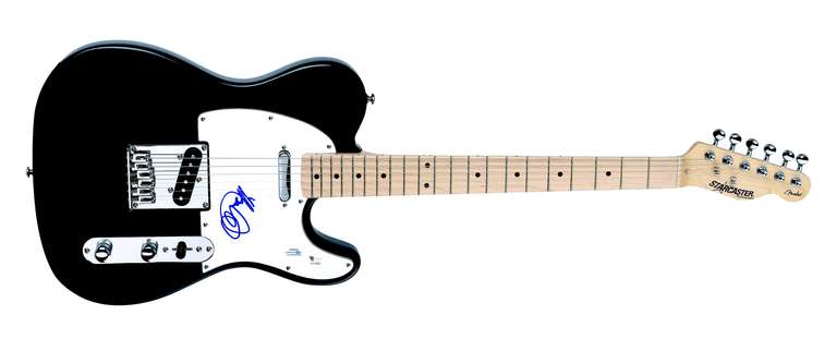 Paris Hilton Autographed Signed Guitar ACOA