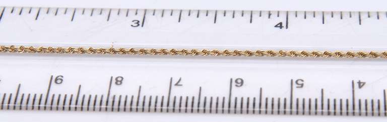 Simple Yellow Gold Curb Link Chain Necklace