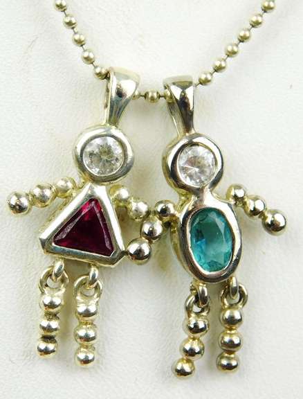 Sterling Mother's Charm Necklace