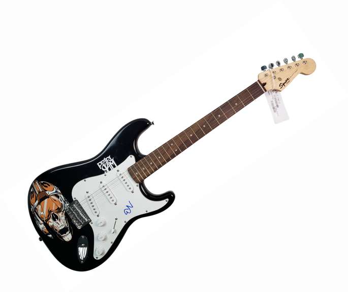 Pearl Jam Eddie Vedder Autographed Signed Photo Guitar ACOA