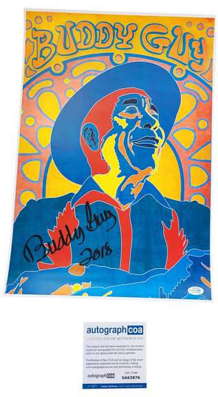Buddy Guy Autographed Signed 13x19 Photo Poster ACOA