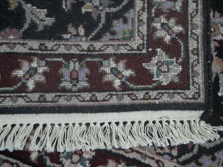 Handmade Kashan Design Runner 2.6x12.1
