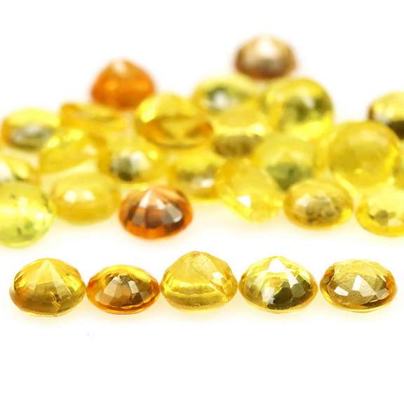 Glittering and bright 6.48ct fancy color Sapphire set