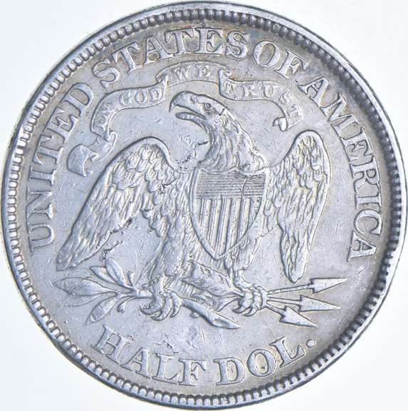 1871 Seated Liberty Half Dollar